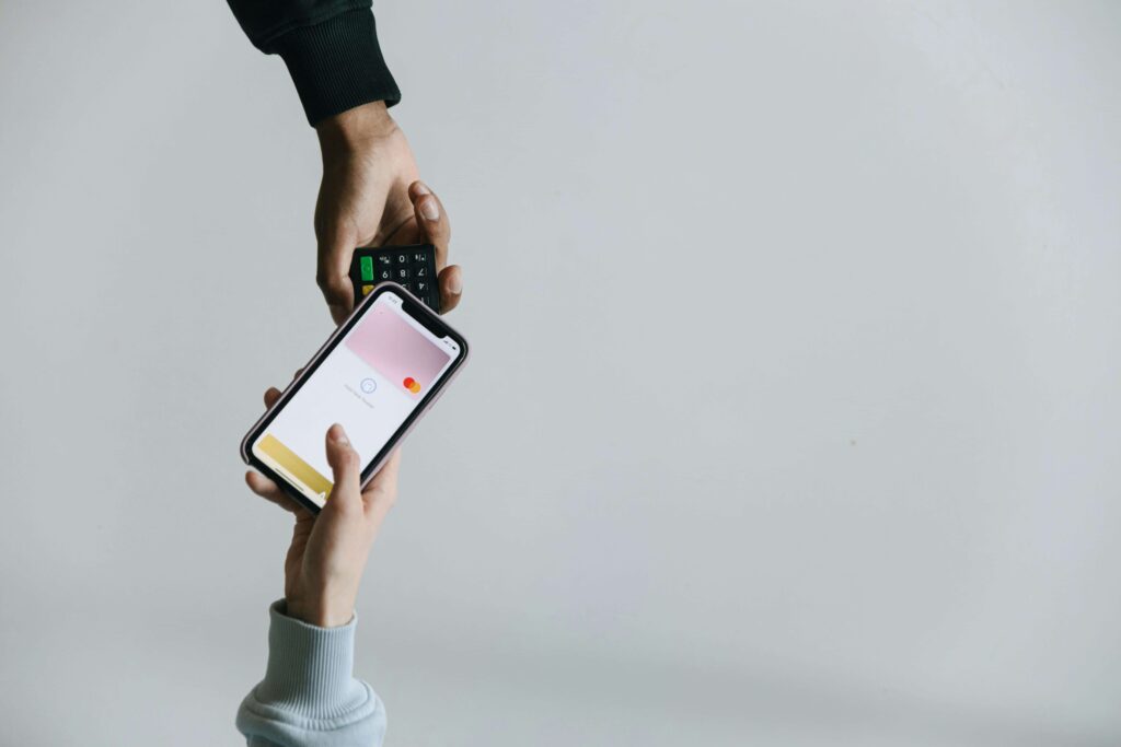 Pago sin contacto compra con NFC